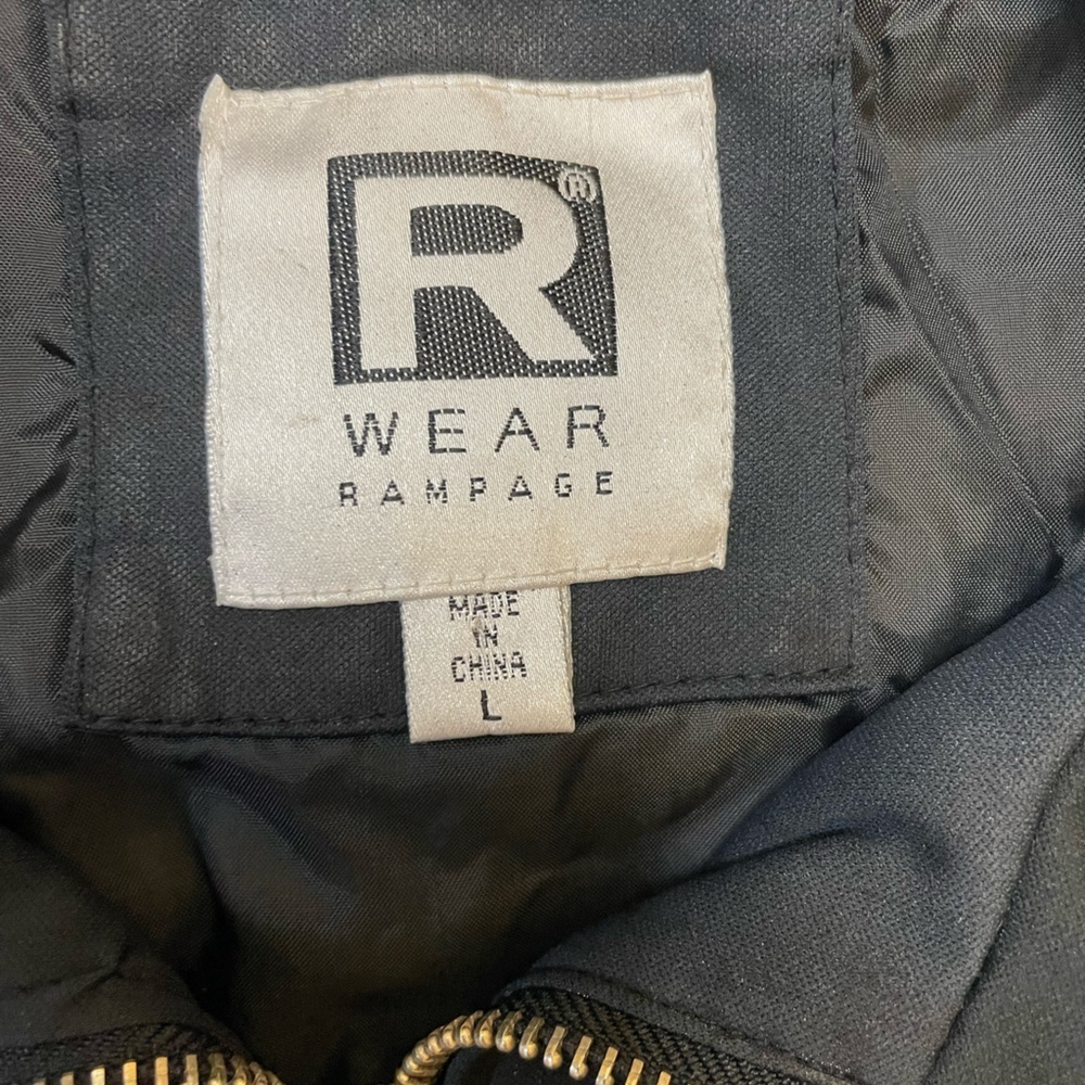 R-Wear Rampage size larger black bomber jacket - Picture 5 of 6